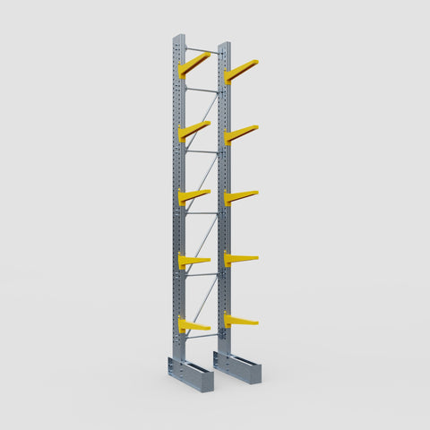 Cantilever Rack - Single Sided - Ultra Heavy Duty - Powder Coated - Full Bay - Height 5791mm