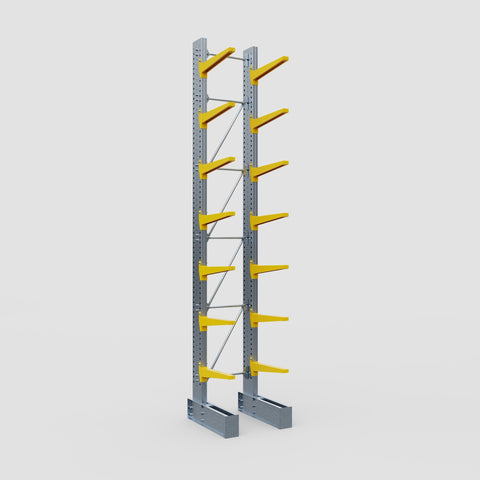 Cantilever Rack - Single Sided - Super Heavy Duty - Powder Coated - Full Bay - Height 5791mm