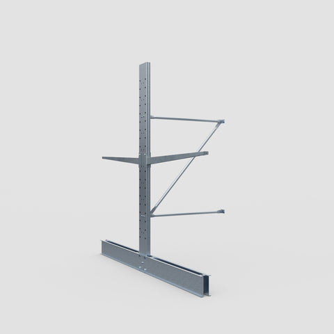 Cantilever Rack - Double Sided - Standard Duty - Hot Dip Galvanized - Add-On Bay - Height 2500mm