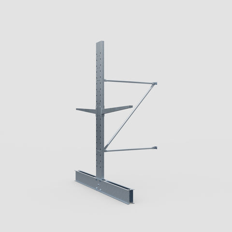 Cantilever Rack - Double Sided - Standard Duty - Hot Dip Galvanized - Add-On Bay - Height 2500mm