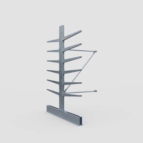 Cantilever Rack - Double Sided - Standard Duty - Hot Dip Galvanized - Add-On Bay - Height 2500mm