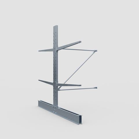 Cantilever Rack - Double Sided - Standard Duty - Hot Dip Galvanized - Add-On Bay - Height 2500mm