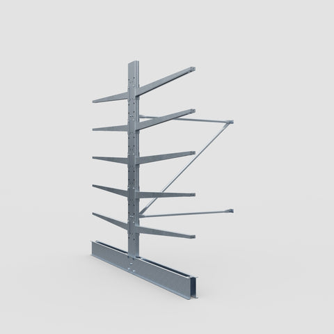 Cantilever Rack - Double Sided - Standard Duty - Hot Dip Galvanized - Add-On Bay - Height 2500mm