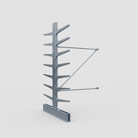 Cantilever Rack - Double Sided - Standard Duty - Hot Dip Galvanized - Add-On Bay - Height 2500mm