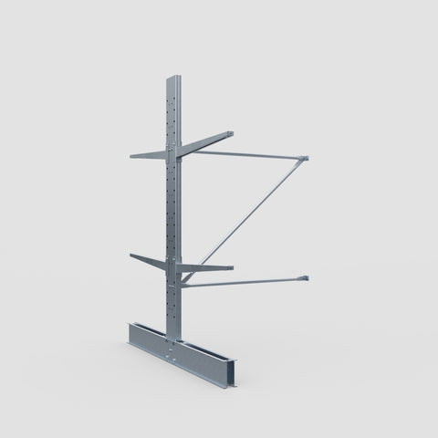 Cantilever Rack - Double Sided - Standard Duty - Hot Dip Galvanized - Add-On Bay - Height 2500mm