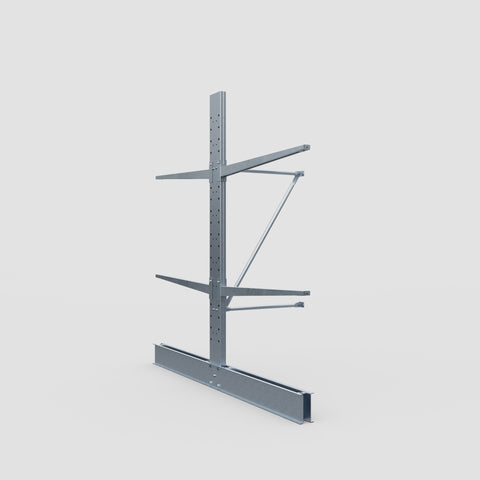 Cantilever Rack - Double Sided - Standard Duty - Hot Dip Galvanized - Add-On Bay - Height 2500mm