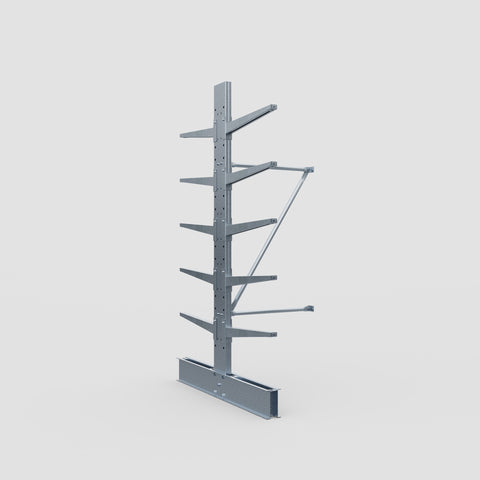 Cantilever Rack - Double Sided - Standard Duty - Hot Dip Galvanized - Add-On Bay - Height 2500mm