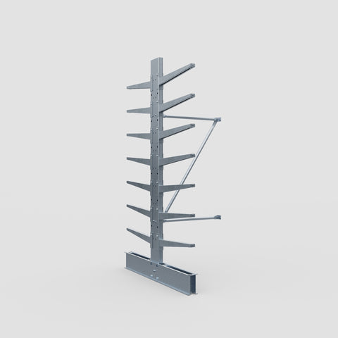 Cantilever Rack - Double Sided - Standard Duty - Hot Dip Galvanized - Add-On Bay - Height 2500mm