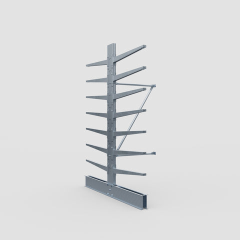 Cantilever Rack - Double Sided - Standard Duty - Hot Dip Galvanized - Add-On Bay - Height 2500mm