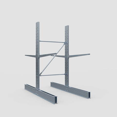 Cantilever Rack - Double Sided - Standard Duty - Hot Dip Galvanized - Full Bay - Height 2500mm