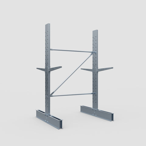 Cantilever Rack - Double Sided - Standard Duty - Hot Dip Galvanized - Full Bay - Height 2500mm