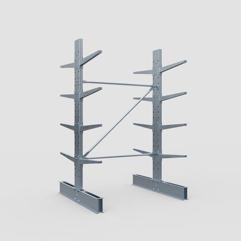 Cantilever Rack - Double Sided - Standard Duty - Hot Dip Galvanized - Full Bay - Height 2500mm