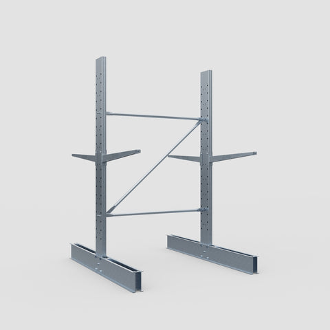 Cantilever Rack - Double Sided - Standard Duty - Hot Dip Galvanized - Full Bay - Height 2500mm