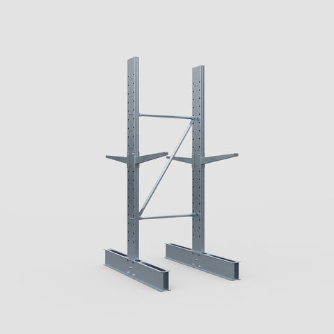 Cantilever Rack - Double Sided - Standard Duty - Hot Dip Galvanized - Full Bay - Height 2500mm