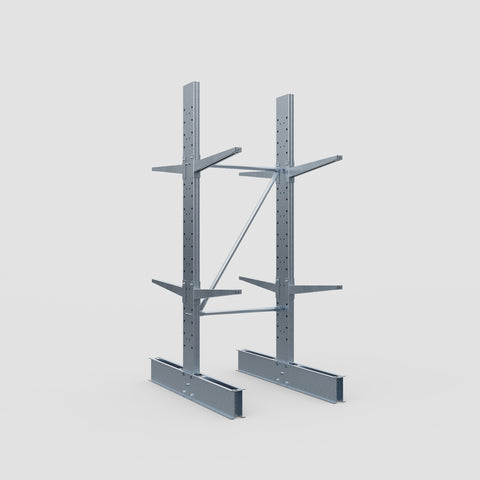 Cantilever Rack - Double Sided - Standard Duty - Hot Dip Galvanized - Full Bay - Height 2500mm