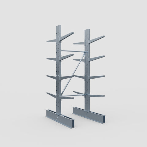 Cantilever Rack - Double Sided - Standard Duty - Hot Dip Galvanized - Full Bay - Height 2500mm