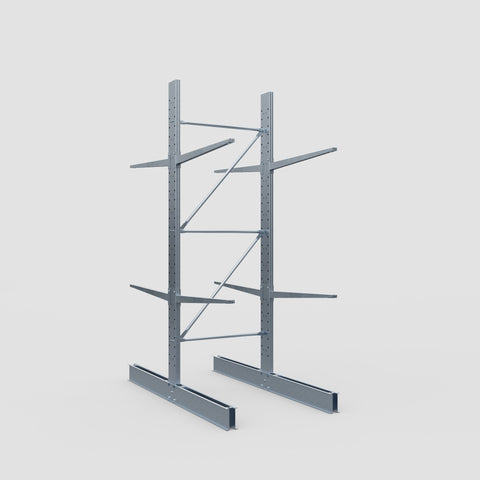 Cantilever Rack - Double Sided - Standard Duty - Hot Dip Galvanized - Full Bay - Height 3500mm