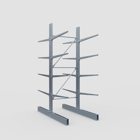 Cantilever Rack - Double Sided - Standard Duty - Hot Dip Galvanized - Full Bay - Height 3500mm