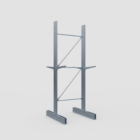 Cantilever Rack - Double Sided - Standard Duty - Hot Dip Galvanized - Full Bay - Height 3500mm