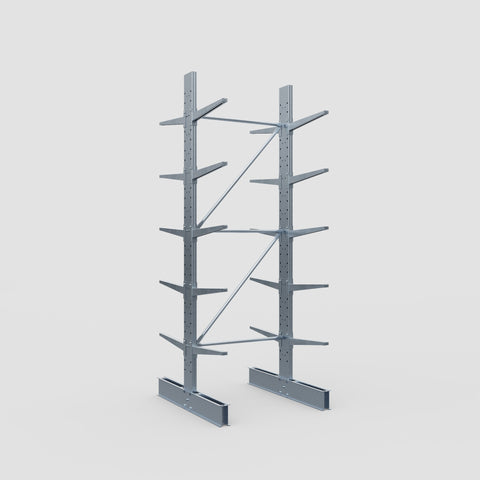 Cantilever Rack - Double Sided - Standard Duty - Hot Dip Galvanized - Full Bay - Height 3500mm