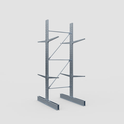 Cantilever Rack - Double Sided - Standard Duty - Hot Dip Galvanized - Full Bay - Height 3500mm