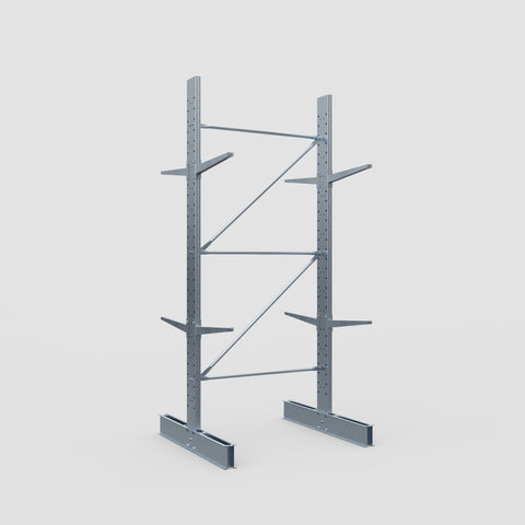 Cantilever Rack - Double Sided - Standard Duty - Hot Dip Galvanized - Full Bay - Height 3500mm