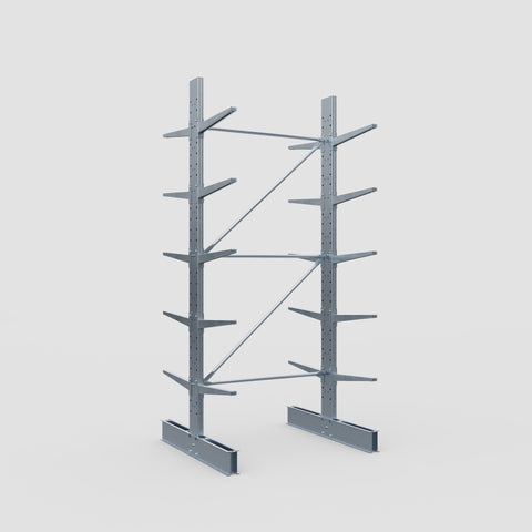 Cantilever Rack - Double Sided - Standard Duty - Hot Dip Galvanized - Full Bay - Height 3500mm