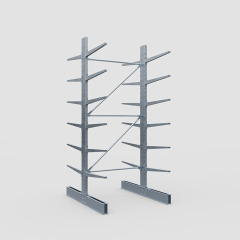 Cantilever Rack - Double Sided - Standard Duty - Hot Dip Galvanized - Full Bay - Height 3500mm