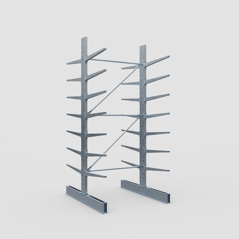 Cantilever Rack - Double Sided - Standard Duty - Hot Dip Galvanized - Full Bay - Height 3500mm