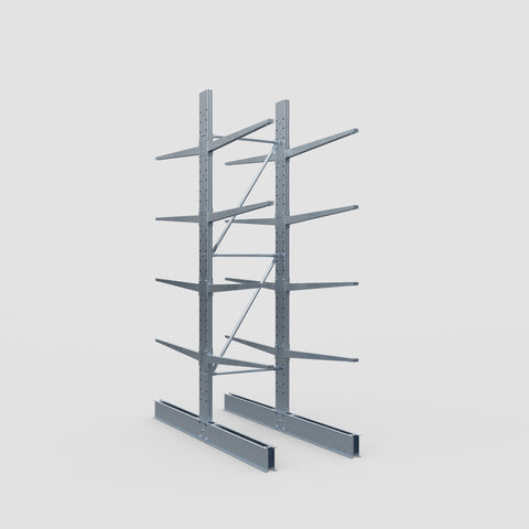 Cantilever Rack - Double Sided - Standard Duty - Hot Dip Galvanized - Full Bay - Height 3500mm