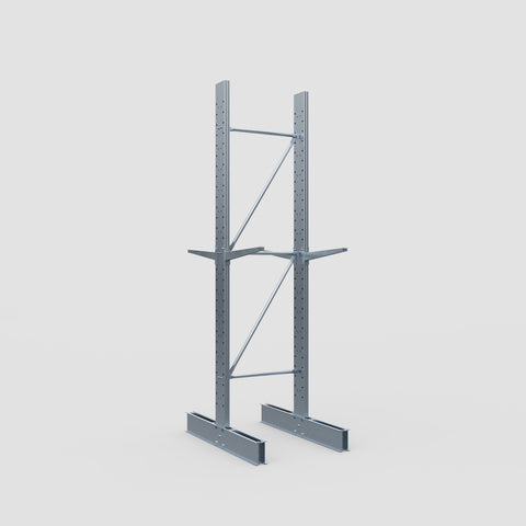 Cantilever Rack - Double Sided - Standard Duty - Hot Dip Galvanized - Full Bay - Height 3500mm