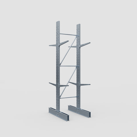 Cantilever Rack - Double Sided - Standard Duty - Hot Dip Galvanized - Full Bay - Height 3500mm