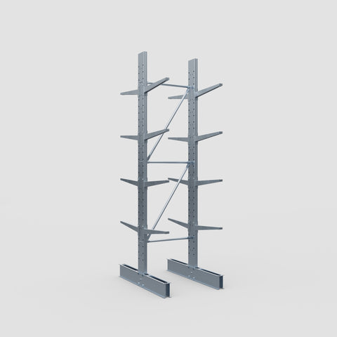 Cantilever Rack - Double Sided - Standard Duty - Hot Dip Galvanized - Full Bay - Height 3500mm