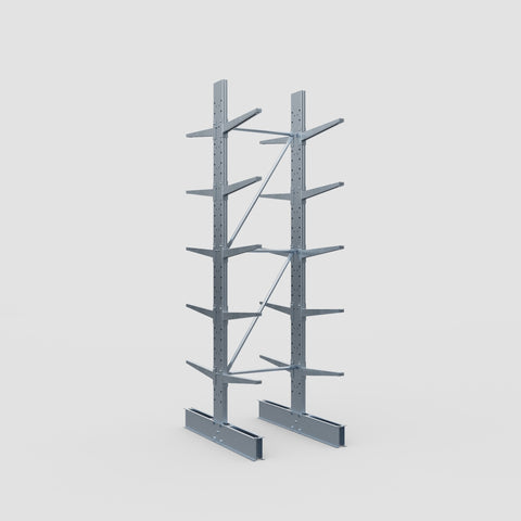 Cantilever Rack - Double Sided - Standard Duty - Hot Dip Galvanized - Full Bay - Height 3500mm