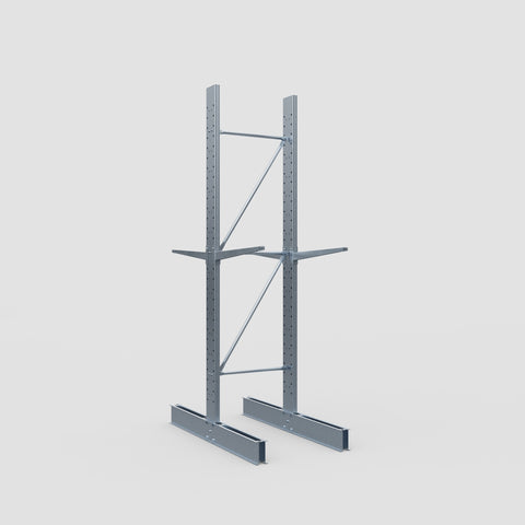 Cantilever Rack - Double Sided - Standard Duty - Hot Dip Galvanized - Full Bay - Height 3500mm