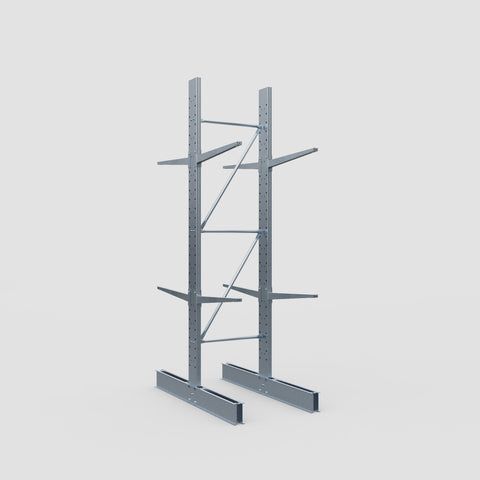 Cantilever Rack - Double Sided - Standard Duty - Hot Dip Galvanized - Full Bay - Height 3500mm