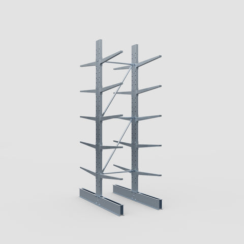 Cantilever Rack - Double Sided - Standard Duty - Hot Dip Galvanized - Full Bay - Height 3500mm