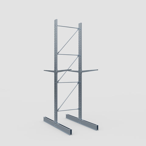 Cantilever Rack - Double Sided - Standard Duty - Hot Dip Galvanized - Full Bay - Height 4500mm