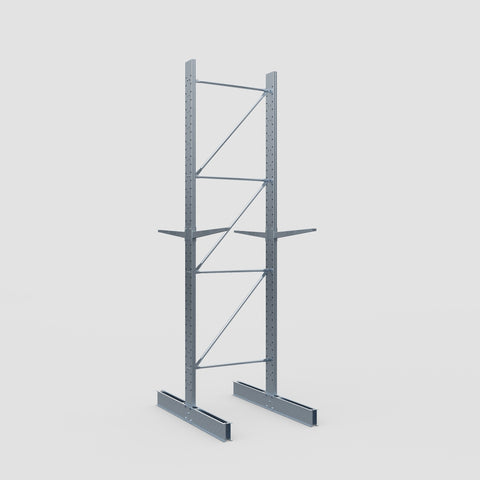 Cantilever Rack - Double Sided - Standard Duty - Hot Dip Galvanized - Full Bay - Height 4500mm