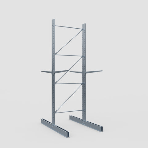 Cantilever Rack - Double Sided - Standard Duty - Hot Dip Galvanized - Full Bay - Height 4500mm