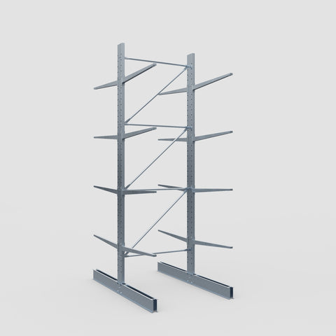 Cantilever Rack - Double Sided - Standard Duty - Hot Dip Galvanized - Full Bay - Height 4500mm