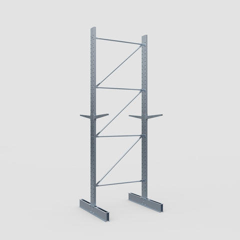 Cantilever Rack - Double Sided - Standard Duty - Hot Dip Galvanized - Full Bay - Height 4500mm