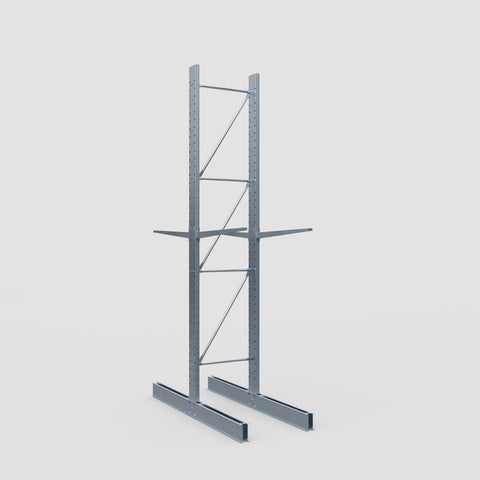 Cantilever Rack - Double Sided - Standard Duty - Hot Dip Galvanized - Full Bay - Height 4500mm