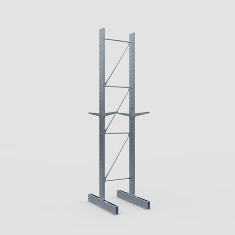 Cantilever Rack - Double Sided - Standard Duty - Hot Dip Galvanized - Full Bay - Height 4500mm