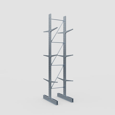 Cantilever Rack - Double Sided - Standard Duty - Hot Dip Galvanized - Full Bay - Height 4500mm