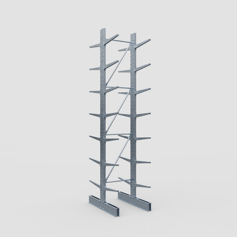 Cantilever Rack - Double Sided - Standard Duty - Hot Dip Galvanized - Full Bay - Height 4500mm