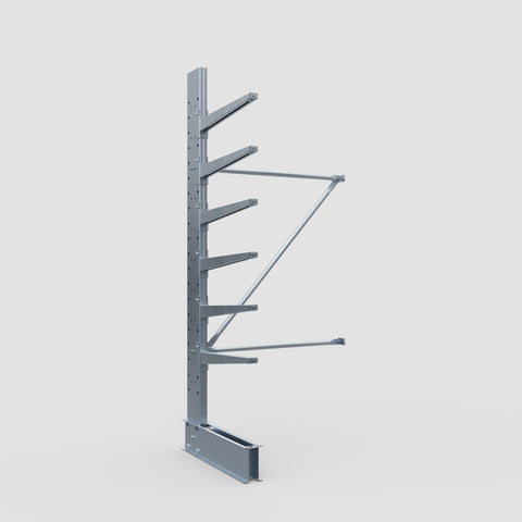 Cantilever Rack - Single Sided - Standard Duty - Hot Dip Galvanized - Add-On Bay - Height 2500mm