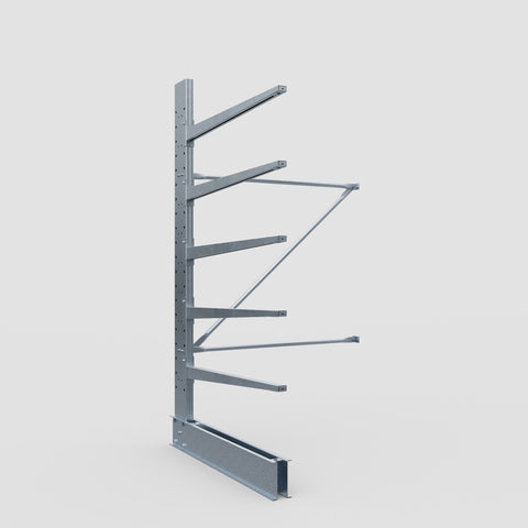 Cantilever Rack - Single Sided - Standard Duty - Hot Dip Galvanized - Add-On Bay - Height 2500mm