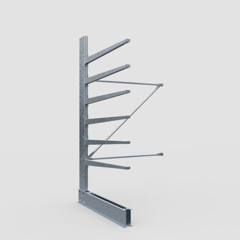 Cantilever Rack - Single Sided - Standard Duty - Hot Dip Galvanized - Add-On Bay - Height 2500mm