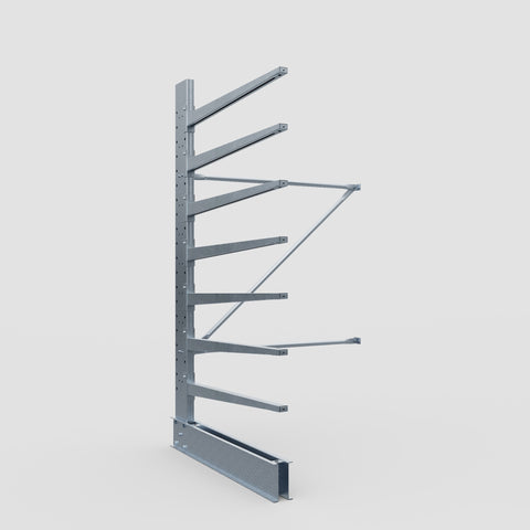 Cantilever Rack - Single Sided - Standard Duty - Hot Dip Galvanized - Add-On Bay - Height 2500mm